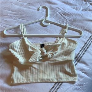 White Knot Front Tank